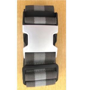 NEW Concierge Luggage Strap Two Tone Gray